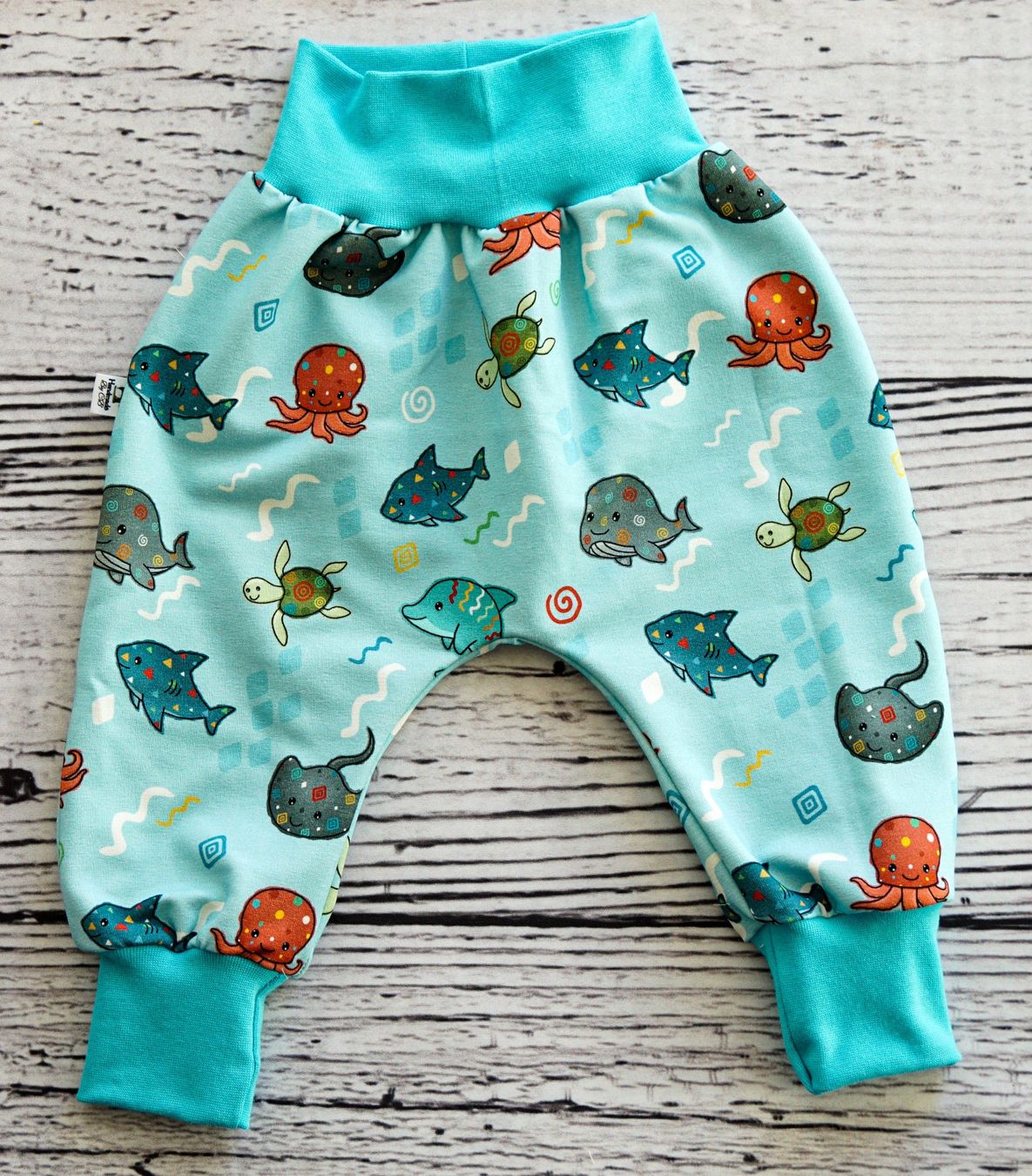 Pantaloni: Sweat Pumphose Unterwassertiere - Gr.50/56 NEU – Nuovo e nell'imballaggio originale da Zürich venduto da sambaum 1
