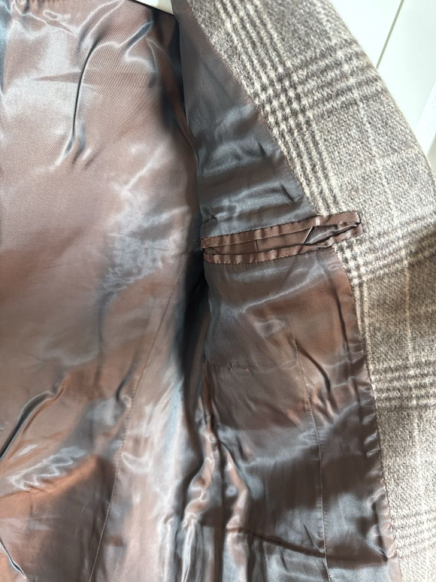 Brunello Cucinelli Anzüge & Kostüme: Brunello Cucinelli checked blazer wool cashmere size M. – Gebraucht aus Nyon von Zola 1