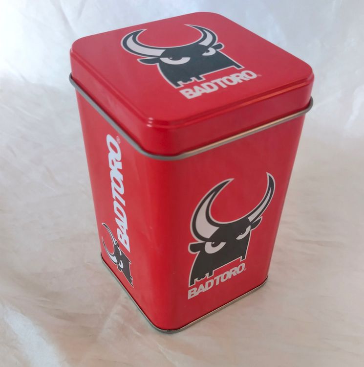 Bad Toro Blechdose 2022 - Stier / Mit Fenster ab Gr. 5.- (Gebraucht) in ...