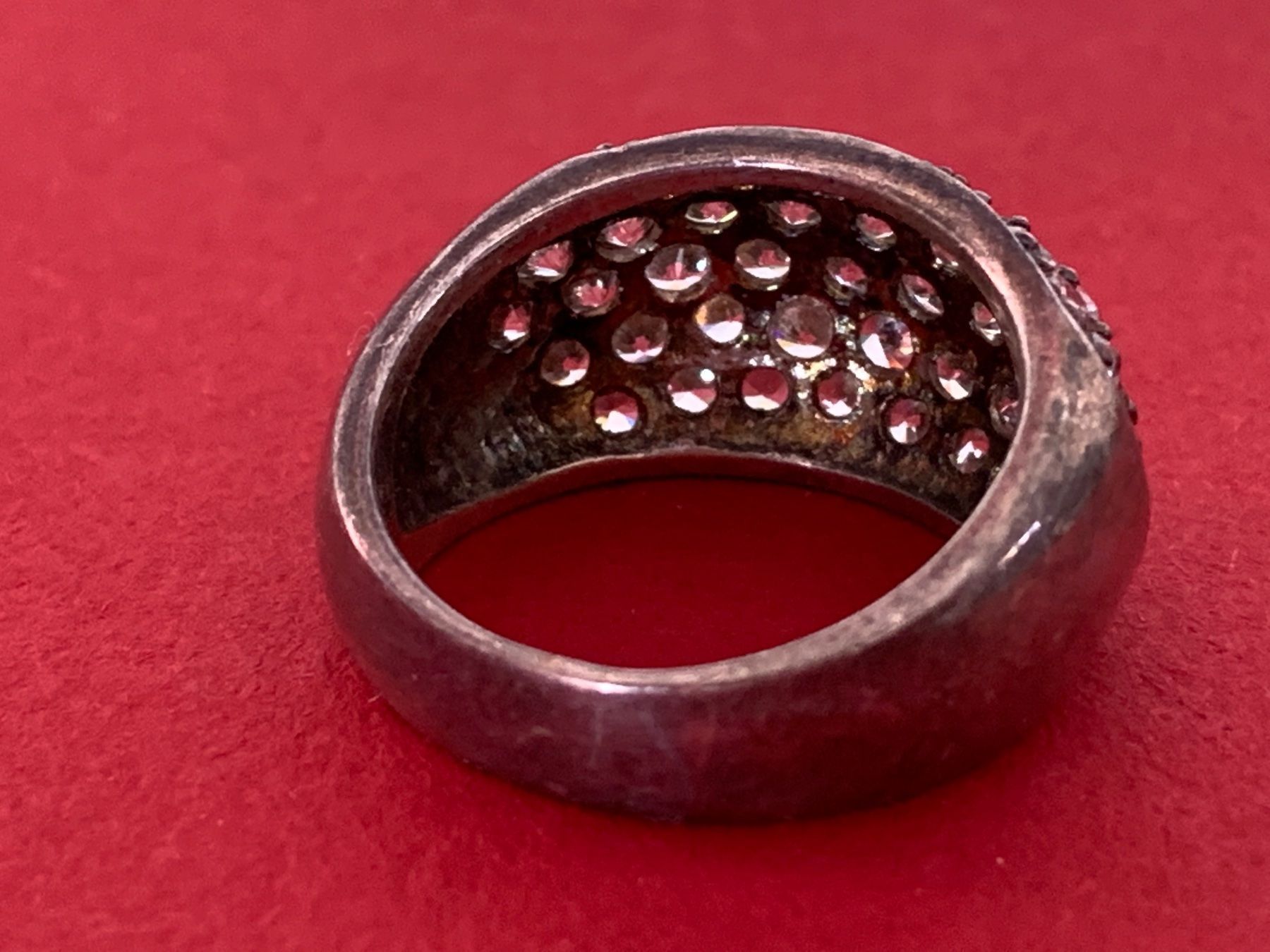 Anelli: Silberring Steinkissen weiss (55) – Usato da Dittingen venduto da Bellevista 2