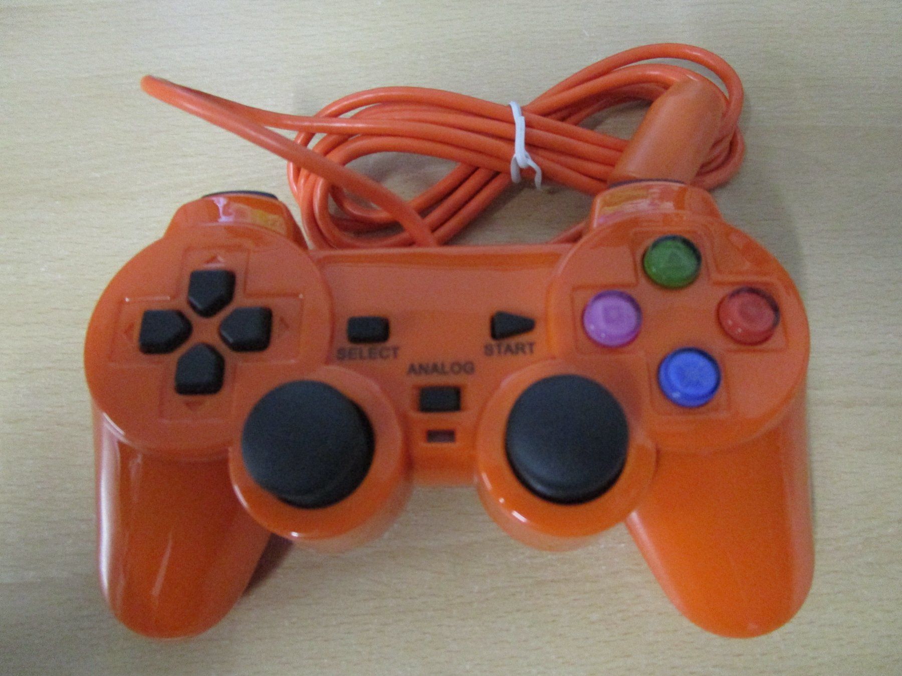 Controller: Playstation 2 Controller Joypad Farbe orange co- PS2 Neuware – Nuovo e nell'imballaggio originale da Goldau venduto da agestuffer