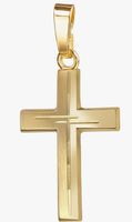 Kreuz aus 333Gelbgold rhodiniert mit s925 Halskette