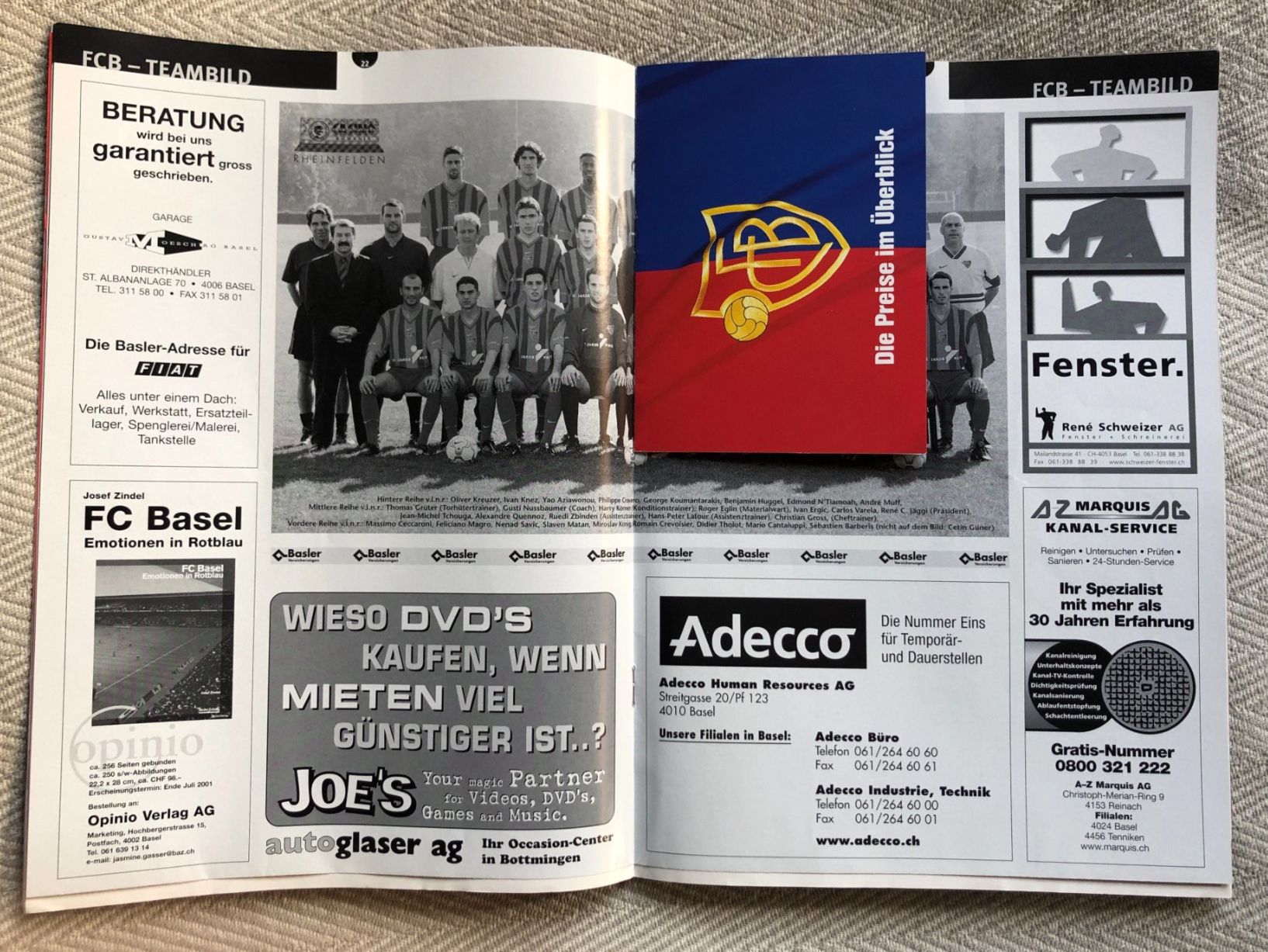 FC Basel Documenti: 25 Jahre Joggeli FC Basel – Usato da Aarberg venduto da umearocks 1