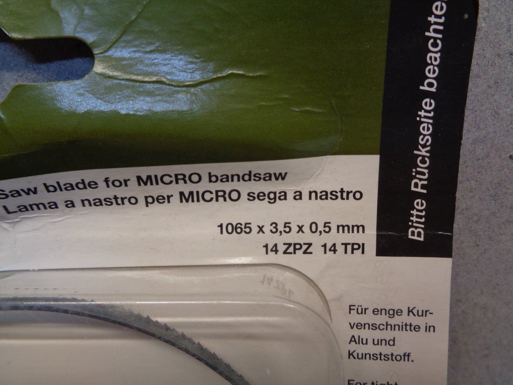 Proxxon Sägen: Bandsägeblatt / Proxxon / Micromot-System – Neu (gemäss Beschreibung) aus Aarwangen von SEC500 8