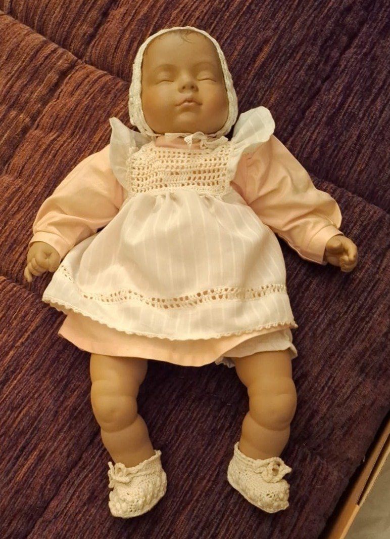 Heidi ott Bambole: Puppe "Heidi Ott" - schlafendes Baby – Nuovo (secondo la descrizione) da Wettingen venduto da huitzilopostli