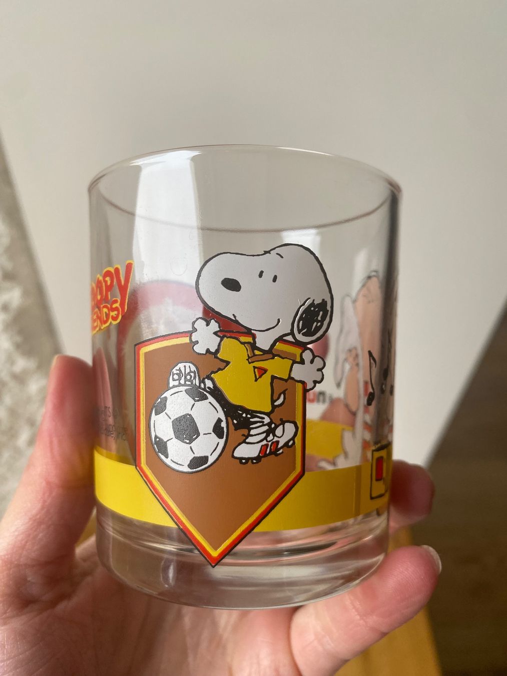 Bicchieri: Vintage Snoopy Glass/Verre – Usato da pont-la-ville venduto da dia_tt5h 1