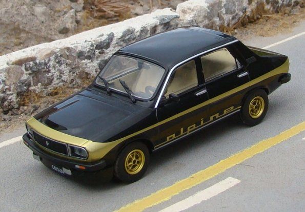 Renault Modellini d'auto: Renault 12 Alpine 1978 schwarz / gold – Nuovo e nell'imballaggio originale da Gerlafingen venduto da espero88 3