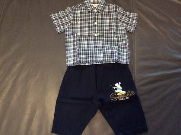 Lotti & Set di vestiti: Hose&Kurzarm Hemd gr.62 – Usato da Horw venduto da Benny017