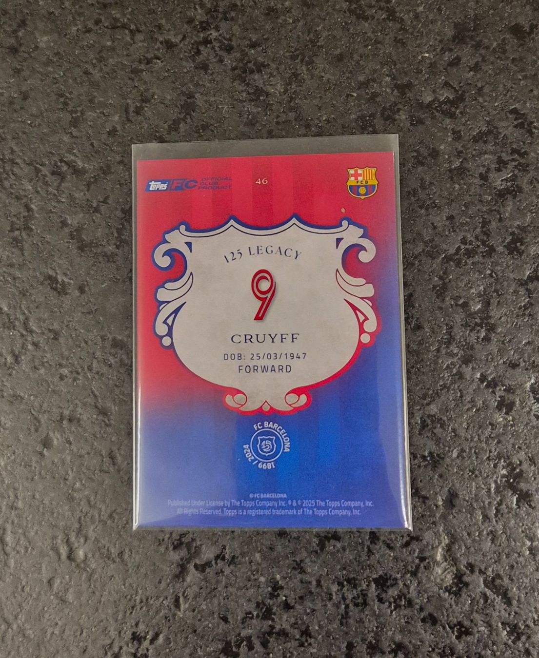 Topps Carte collezionabili: Cruyff - Barcelona - Topps – Nuovo (secondo la descrizione) da Burg AG venduto da Danoe 1
