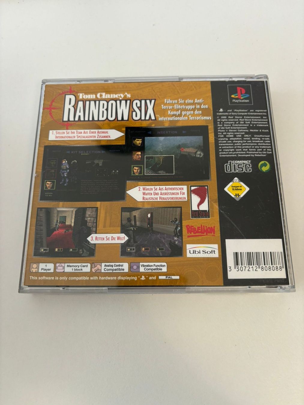 Spiele: Tom Clancy's Rainbow Six (PS1) – Gebraucht aus Herisau von Seyashop1 2