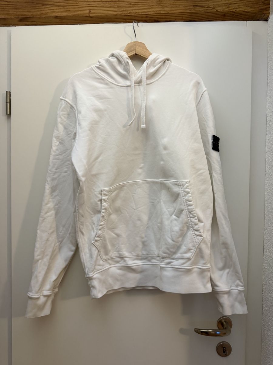 Stone Island Maglioni & Felpe: Stone Island Hoodie Weiss – Usato da Meggen venduto da strawberryfield