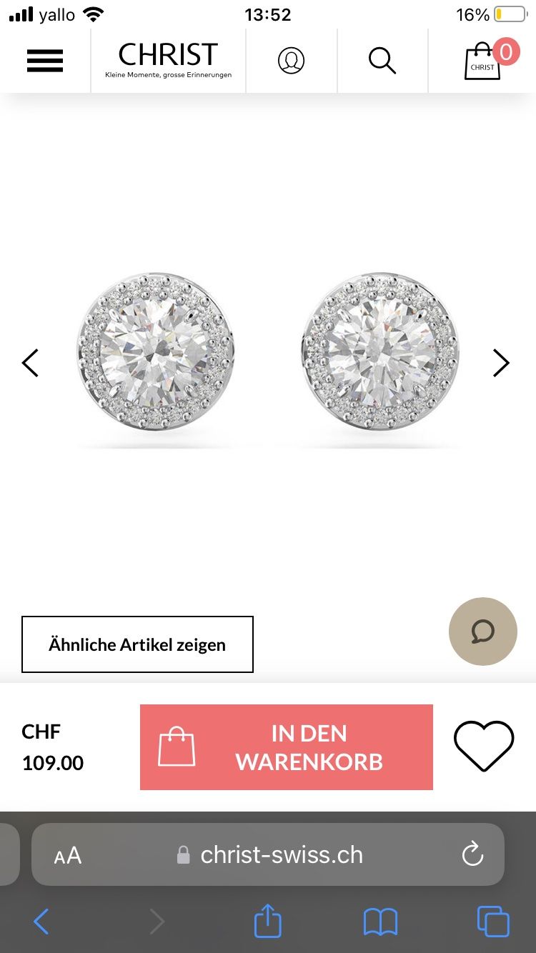 Swarovski Orecchini pendenti & Orecchini a lobo: Swarovski Ohrstecker UNA NEU – Nuovo e nell'imballaggio originale da Oftringen venduto da mbc_b8vr 2