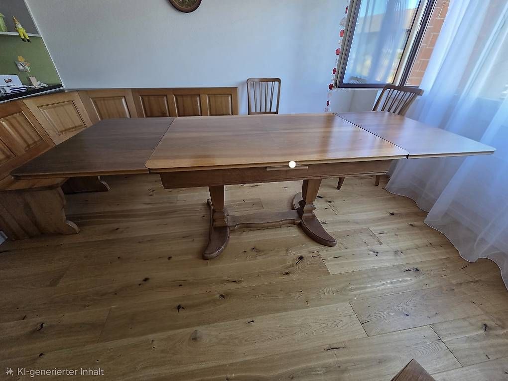 Tavoli: Ausziehbarer rustikaler Holztisch – Usato da Wallbach venduto da dieti92