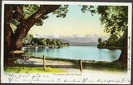 THUN Thunersee und die Alpen