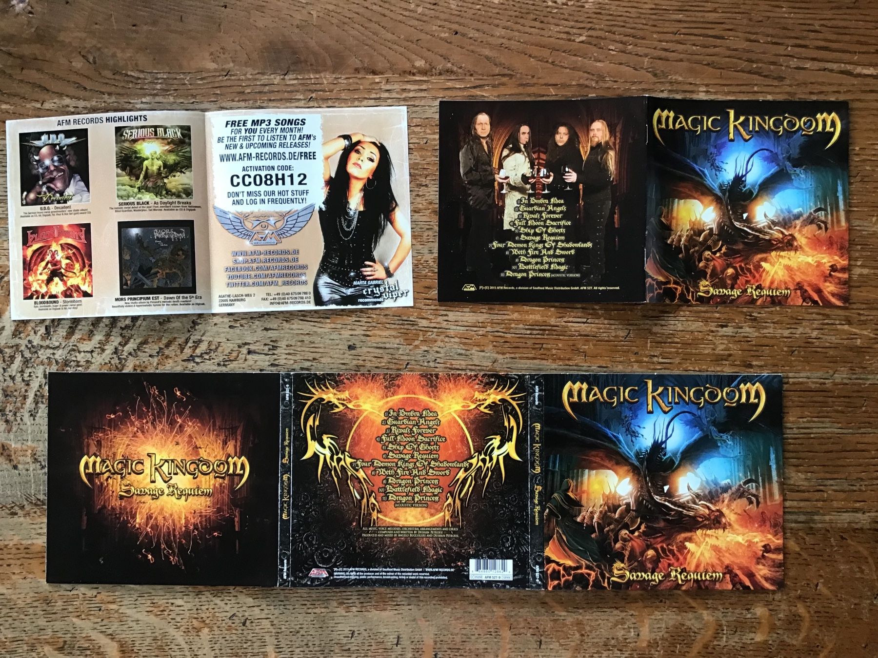 CDs: CD Magic Kingdom power metal – D'occasion à Fully par Ruby97 2