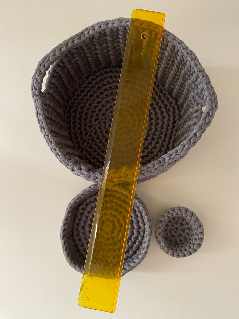 Altro per la casa: Lot de paniers crochet handmade – Nuovo e nell'imballaggio originale da Essert FR venduto da archimede03 1