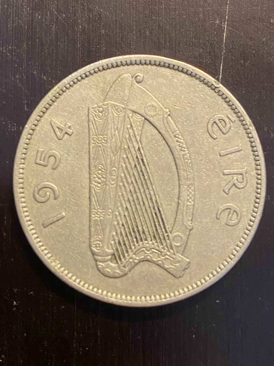 Alle Münzen: Irlande, 1/2 Couronne 1954 RARE – Gebraucht aus Corsier-sur-Vevey von Ginoarturo 1