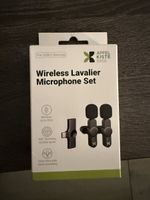 Apfelkiste Wireless Lavalier Mikrofon Set USB-C schwarz