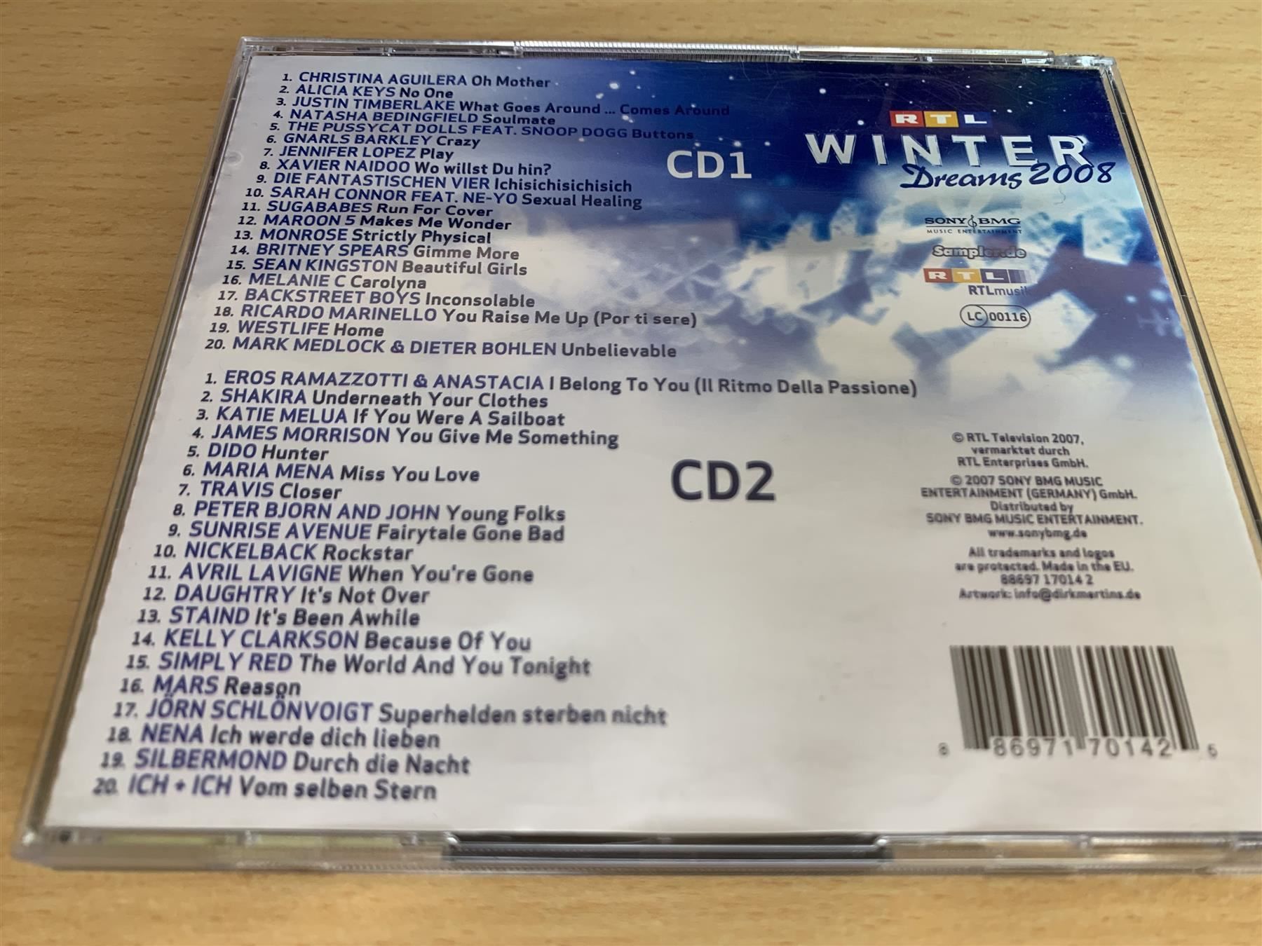 CD: Various – RTL Winter Dreams 2008 - 2 CD – Usato da Rikon im Tösstal venduto da Alpenmutz 1