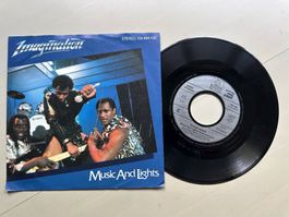 IMAGINATION tolle Music an Lights Single 80's Soul Funk Synt