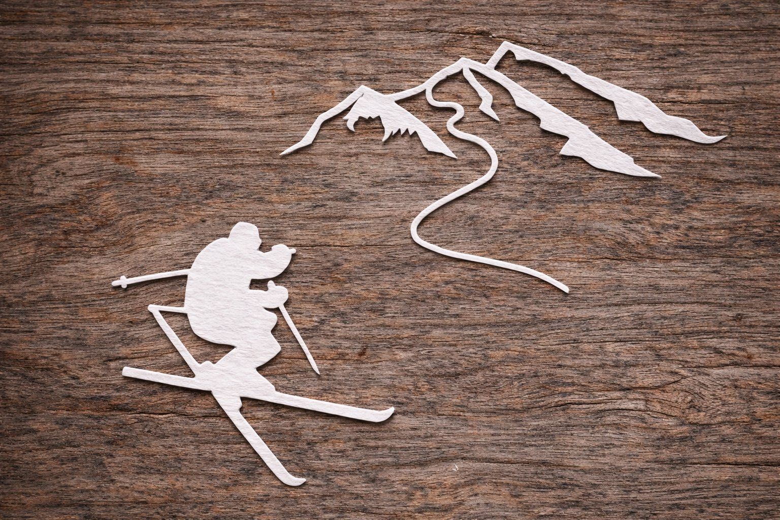 Sciablone: Neue  Stanzschablone Skifahrer / Berge – Nuovo e nell'imballaggio originale da Effretikon venduto da wenuss 1