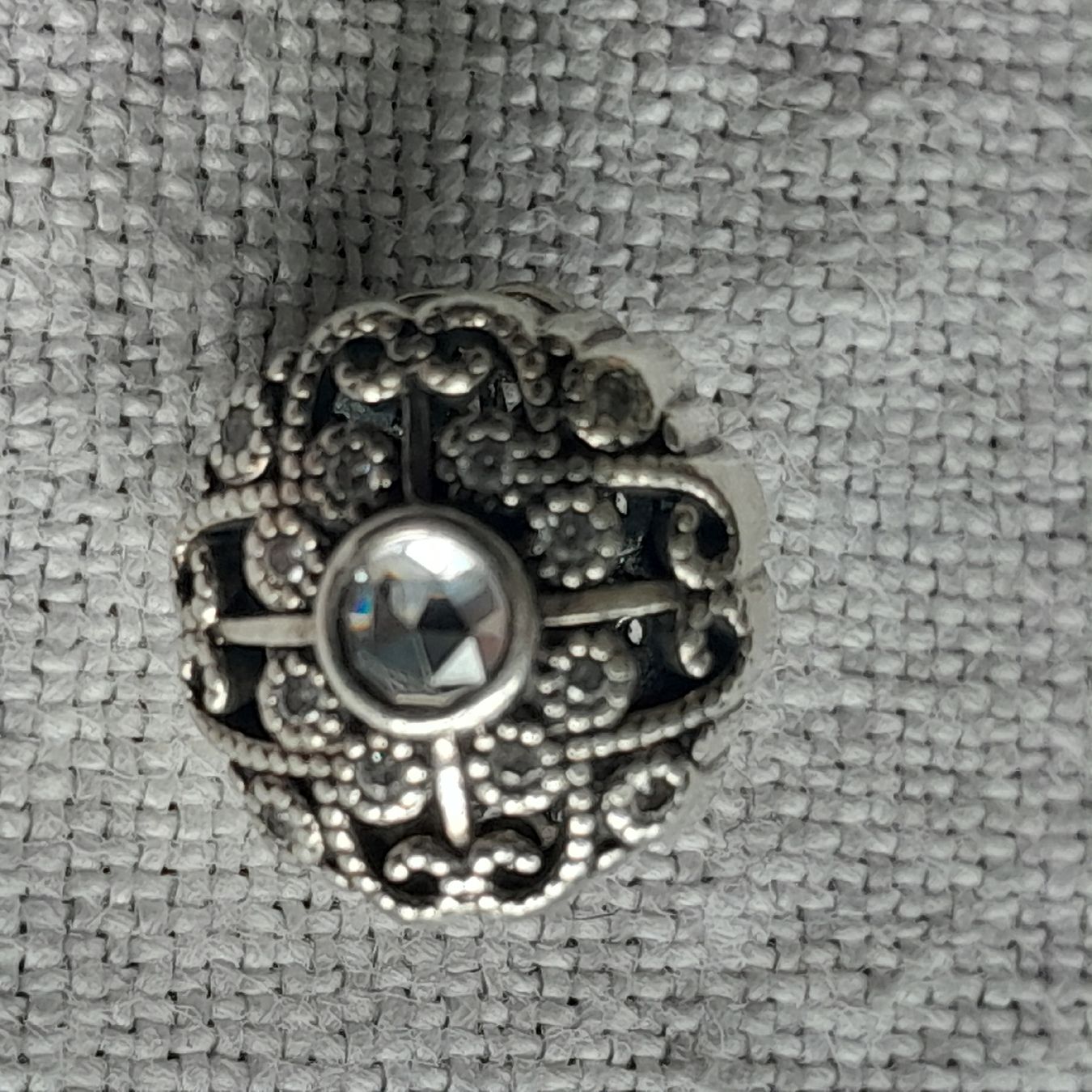 Pandora Anhänger: Original Pandora Charm, "Fairytale Bloom", Silber 925 – Gebraucht aus Knutwil von Kompex
