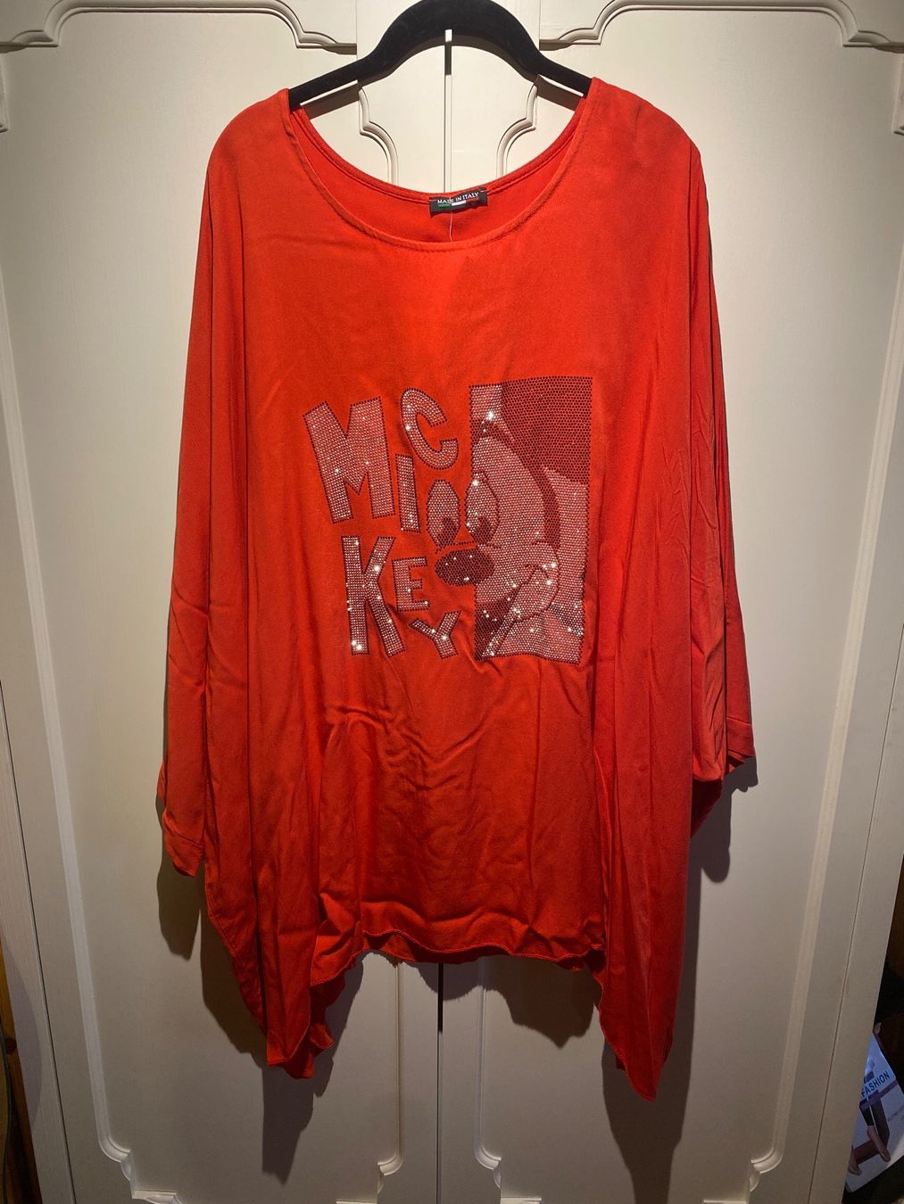 Vestiti: LANGARM KLEID-ROT-MICKEY – Nuovo e nell'imballaggio originale da Meienried venduto da ManuelaBoutique