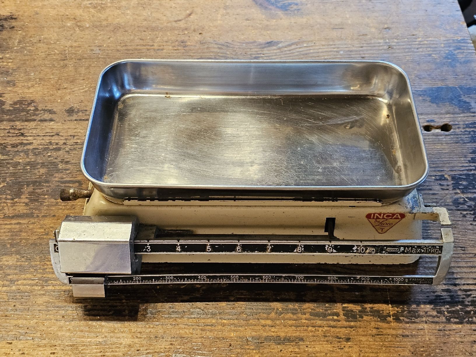 Waagen und Gewichte: Antike Küchenwaage ca. 1940er – Gebraucht aus Meisterschwanden von Hummer21