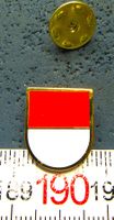 SOLOTHURN KANTONS-WAPPEN SCHMUCK-PIN ENAMEL GOLDIG KLEIN