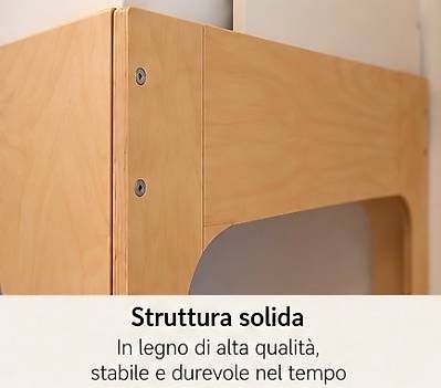 Betten: Letto a castello + materassi x2 – Gebraucht aus Sessa von Loulette220971 3