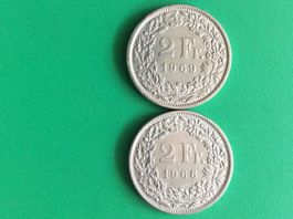 2 francs  1968 - 1969  jolies