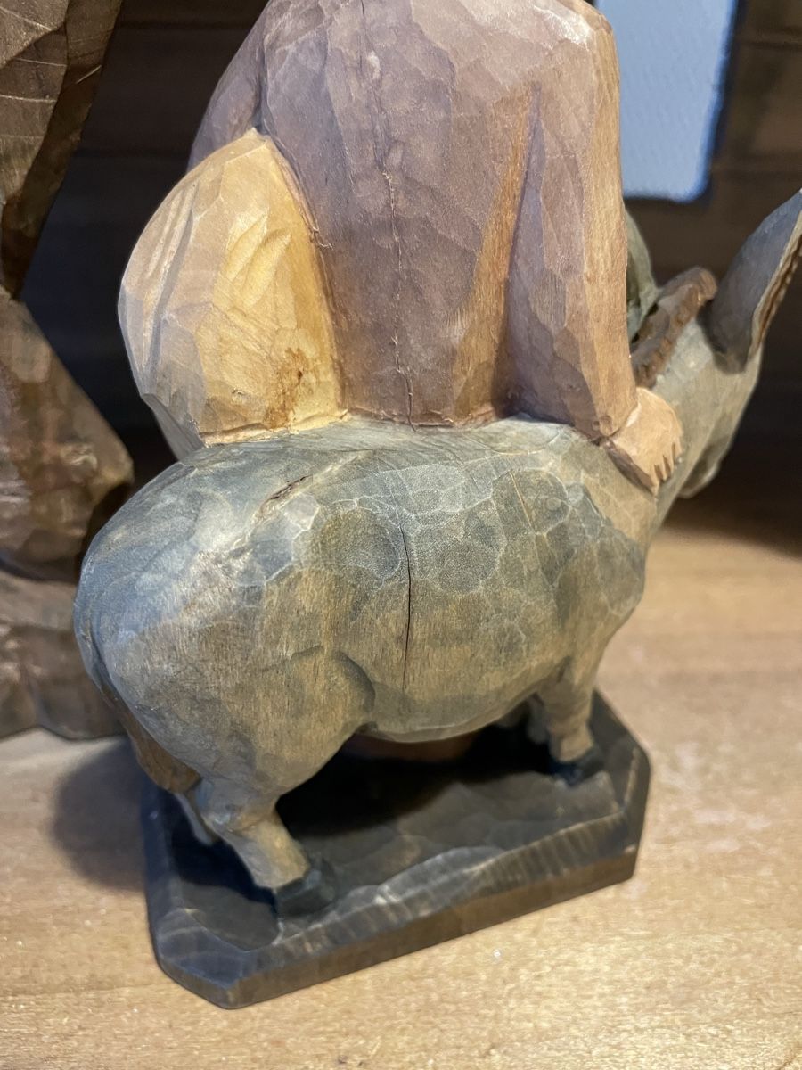 Statuette: Hirte mit Esel E.Thomann Brienz – Usato da Flawil venduto da Naphtali 3