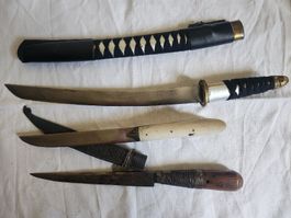 Vintage Deko Messer Orientalisch Asien