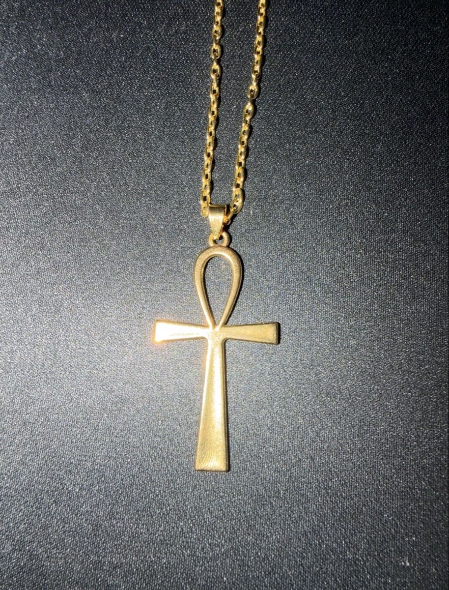 Catenine: Collier pendentif ankh doré – Nuovo (secondo la descrizione) da Biel/Bienne venduto da DonCo_