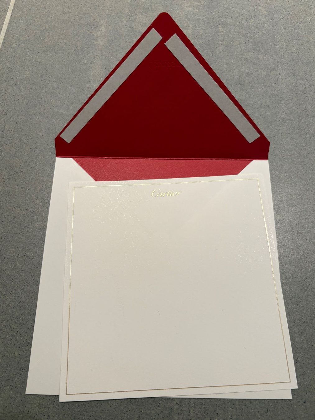Cartoline: CARTIER - card and envelope - 15 x 15 cm – Nuovo e nell'imballaggio originale da Muzzano venduto da Sidney_3 1