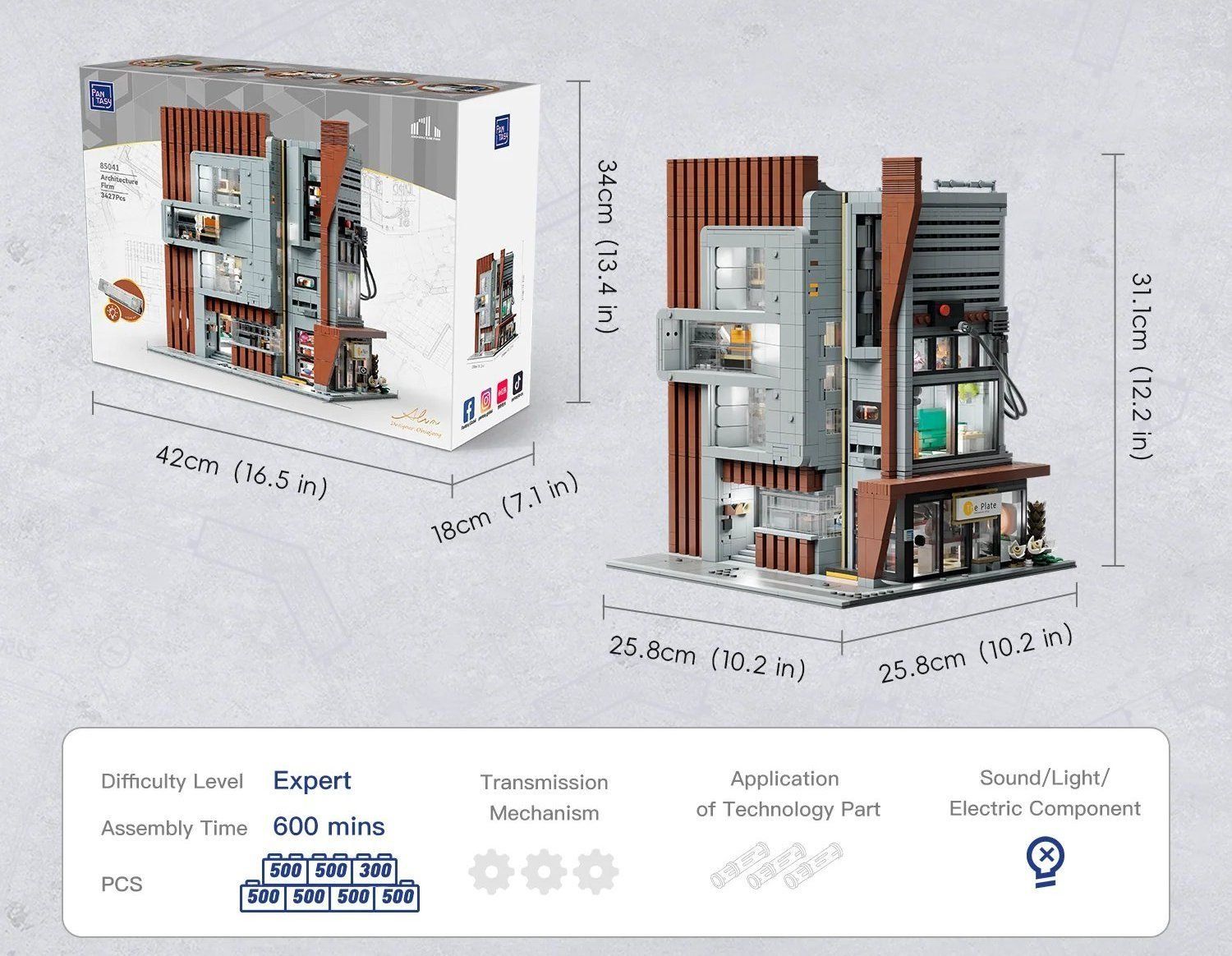 Lego Kit di costruzioni: Pantasy Original Jeu de construction Architecture Firm – Nuovo e nell'imballaggio originale da St-Imier venduto da ATTAKSHOP 2