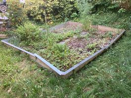 Schneckenzaun, Totallänge 14 Meter  /  Barrière anti-limaces