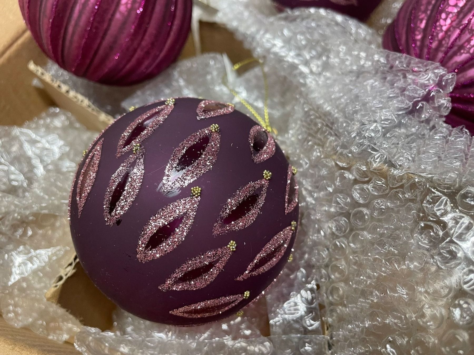 Alle Dekorationen: Weihnachtskugeln Pink/Violett/Neu/OVP – Neu (gemäss Beschreibung) aus Volketswil von rubin74 1