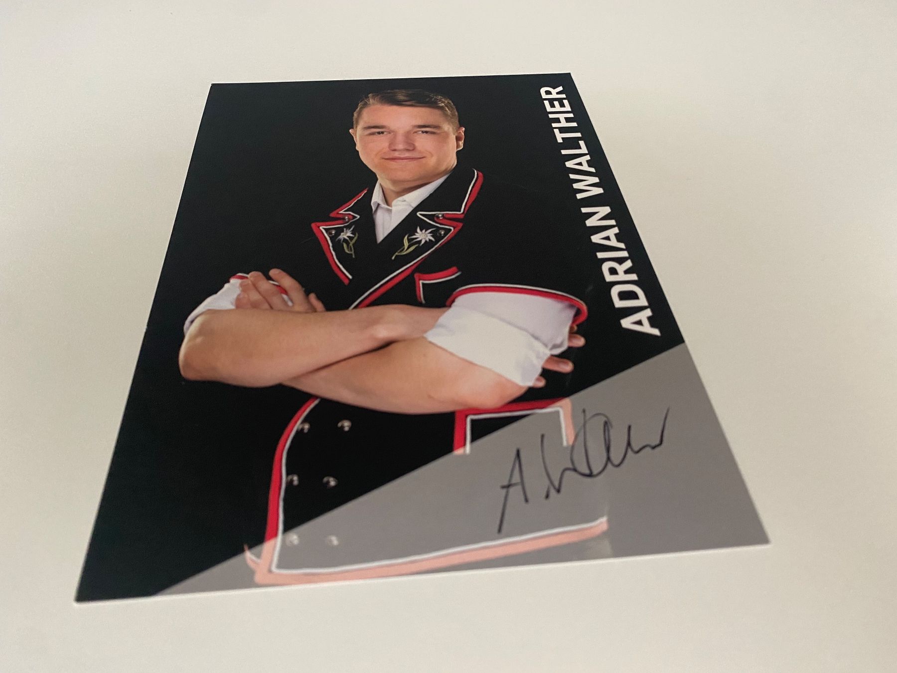Autographes: Adrian Walther Autogrammkarte - Schwingen – D'occasion à Hergiswil LU par FcMalkov
