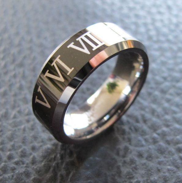 Anelli: Echter Tungsten Carbide Wolfram Ring 11 – Nuovo (secondo la descrizione) da Schwanden GL venduto da UHRKNALL 3