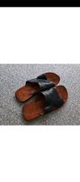 Leder Pantoletten, Pantofole, Mules