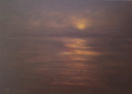 Original Ölbild auf Leinwand 50cmx70cm, minimalistisch