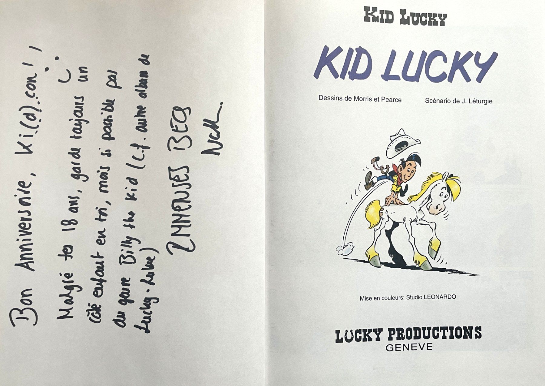 Fumetti: Lucky Luke - Kid Lucky - E.O. 1995 TBE – Usato da Savagnier venduto da Ne2065 2
