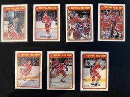 Lot de cartes joueurs soviétiques. 90, 91 + Tretiak