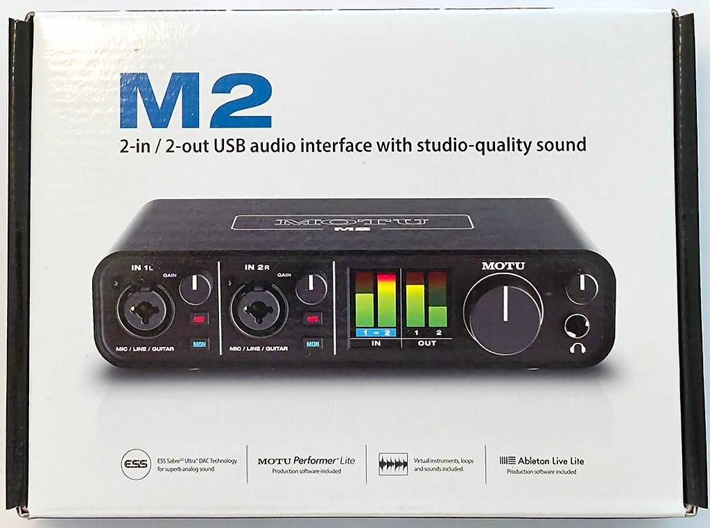 Attrezzatura per studi di registrazione: MOTU M2 Audio-Interface – Nuovo (secondo la descrizione) da Renens VD venduto da pit_52fc 2