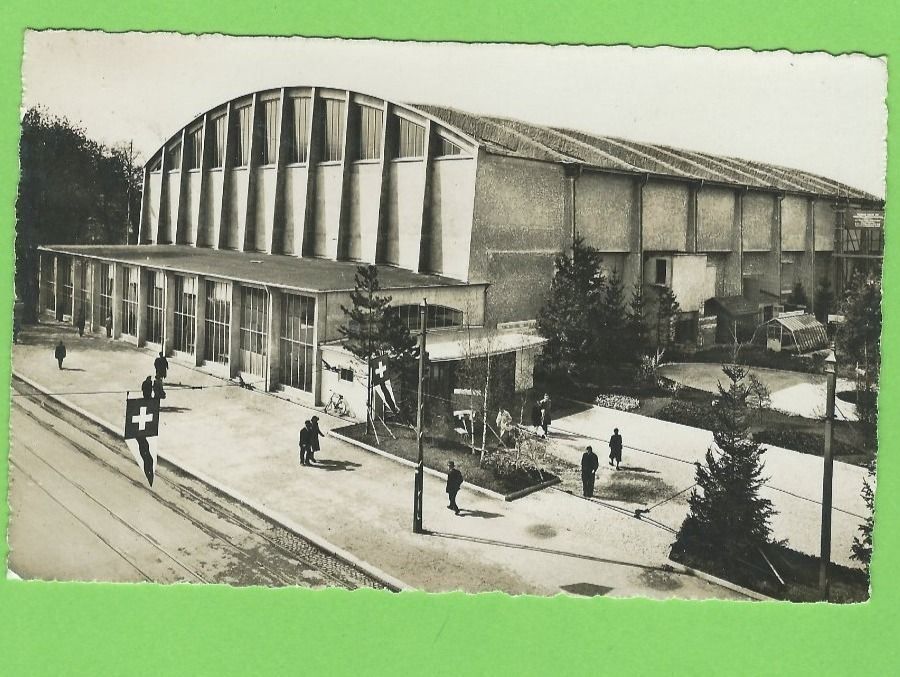 Cartoline postali: Basel, Schweizer Mustermesse Halle Nr. 8 – Usato da Zürich venduto da t24_de