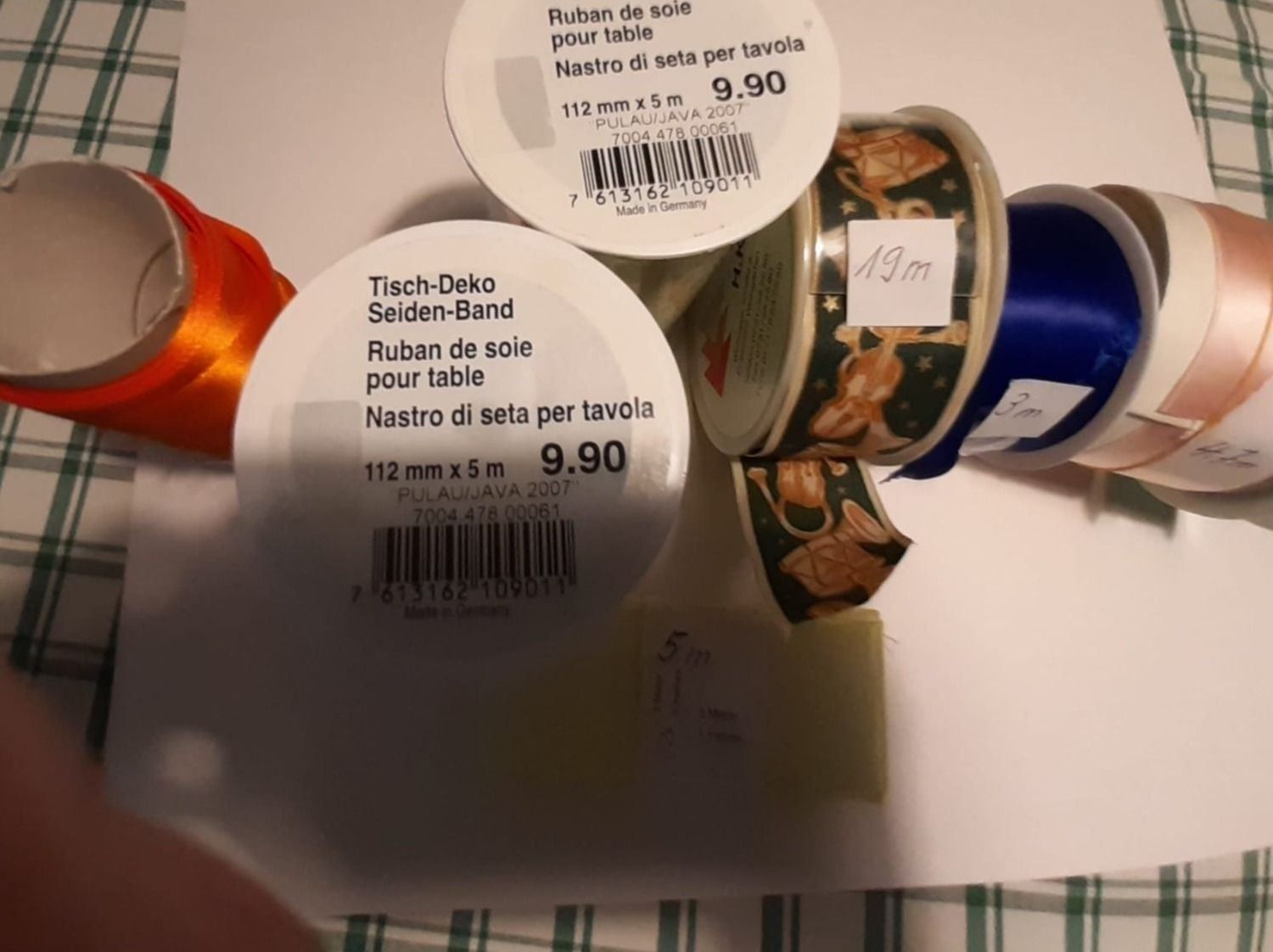 Nastri decorativi: 16 Geschenkbänder, Deko Seidenbänder – Nuovo (secondo la descrizione) da Luzern venduto da Sontru 2