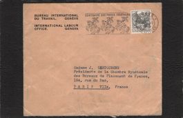 Dienstmarke Bureau Int. du Travail Genéve ,  SBK Nr. 47y