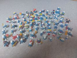 79Stck. Schlumpf Figuren - Schleich/Peyo/Bully Vintage