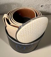 Ceinture NinaMarina neuve cuir véritable corne made in Italy